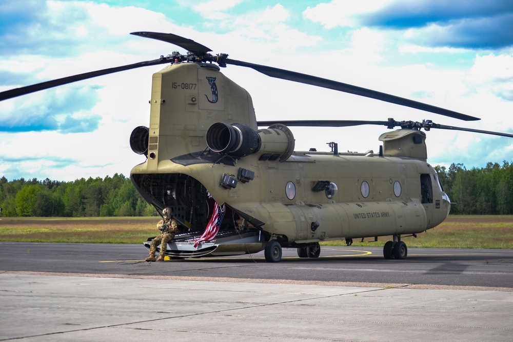 64th BSB Aerial Resupply May 2022