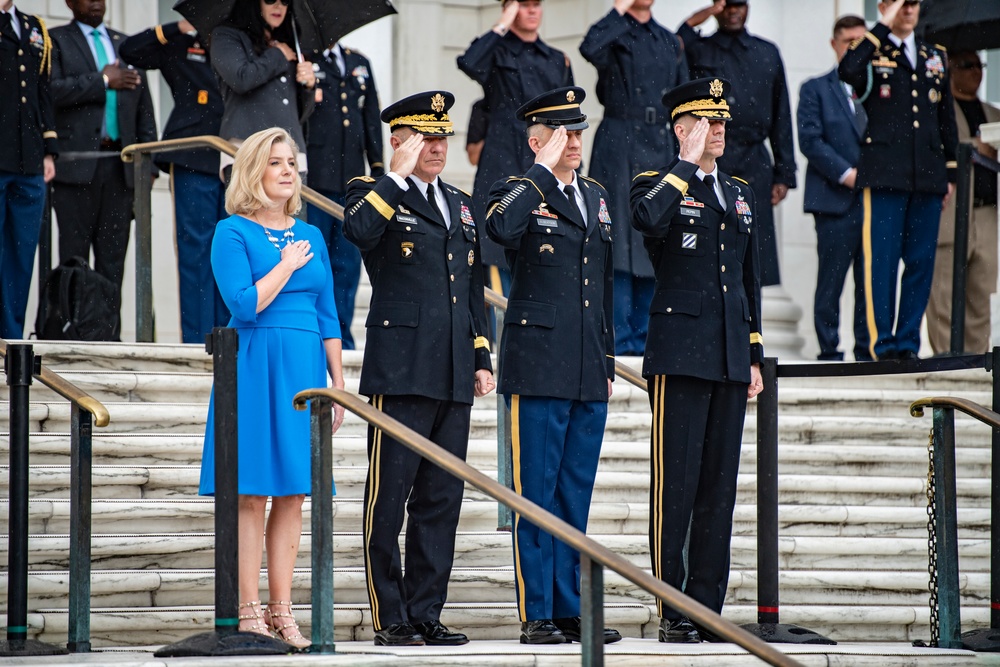 U.S. Army 247th Birthday Wreath-Laying at the Tomb of the Unknown Soldier