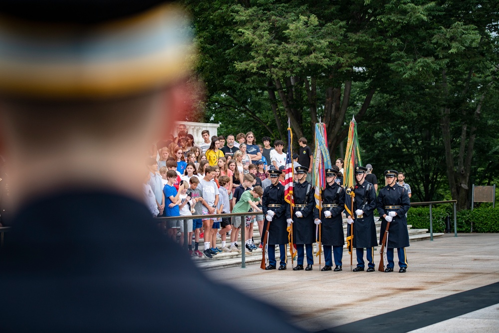 U.S. Army 247th Birthday Wreath-Laying at the Tomb of the Unknown Soldier