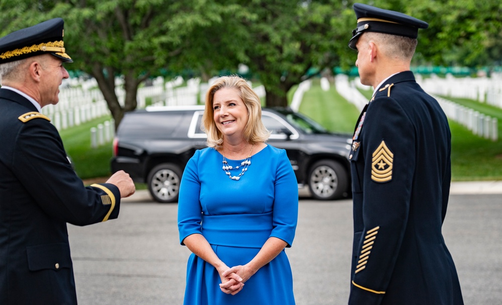 U.S. Army 247th Birthday Wreath-Laying at the Tomb of the Unknown Soldier