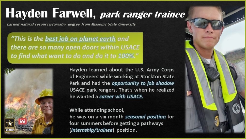 Meet Hayden, USACE park ranger trainee