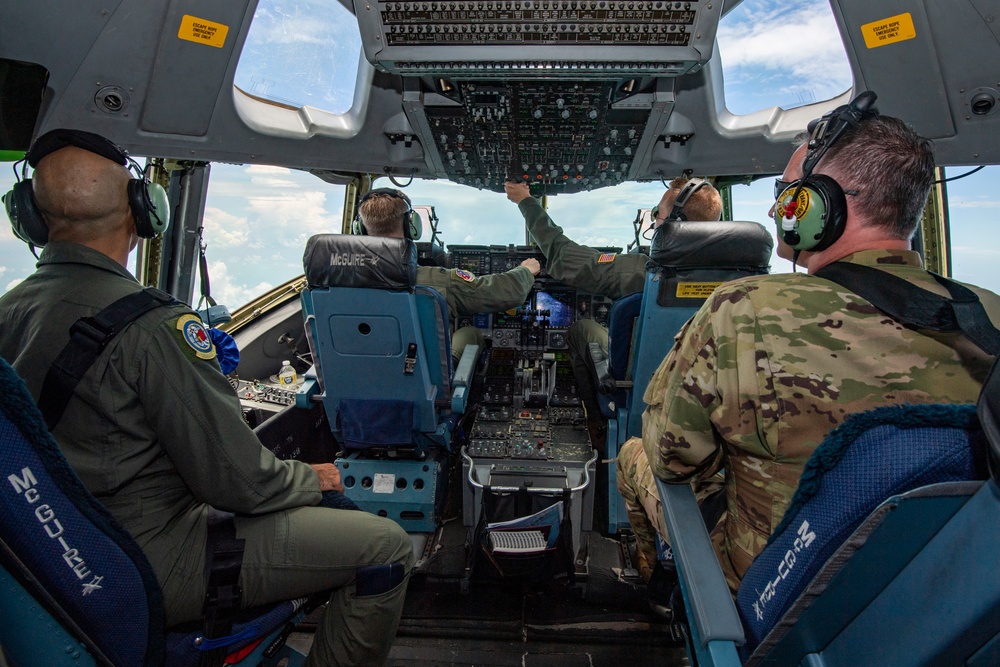 732nd Airlift Squadron C-17 Low Level Maneuvers