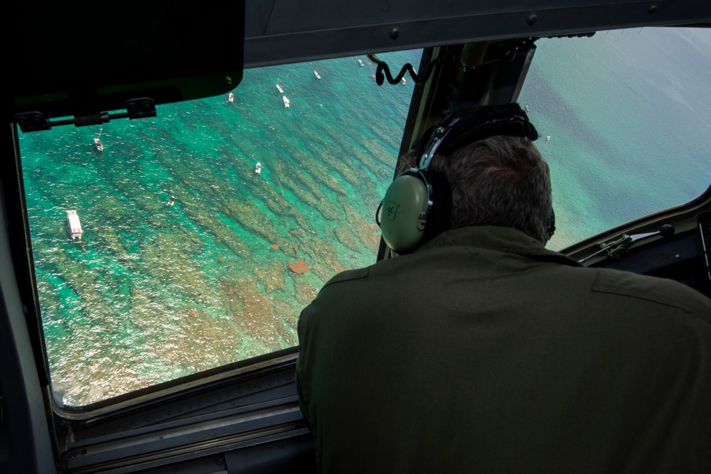 732nd Airlift Squadron C-17 Low Level Maneuvers