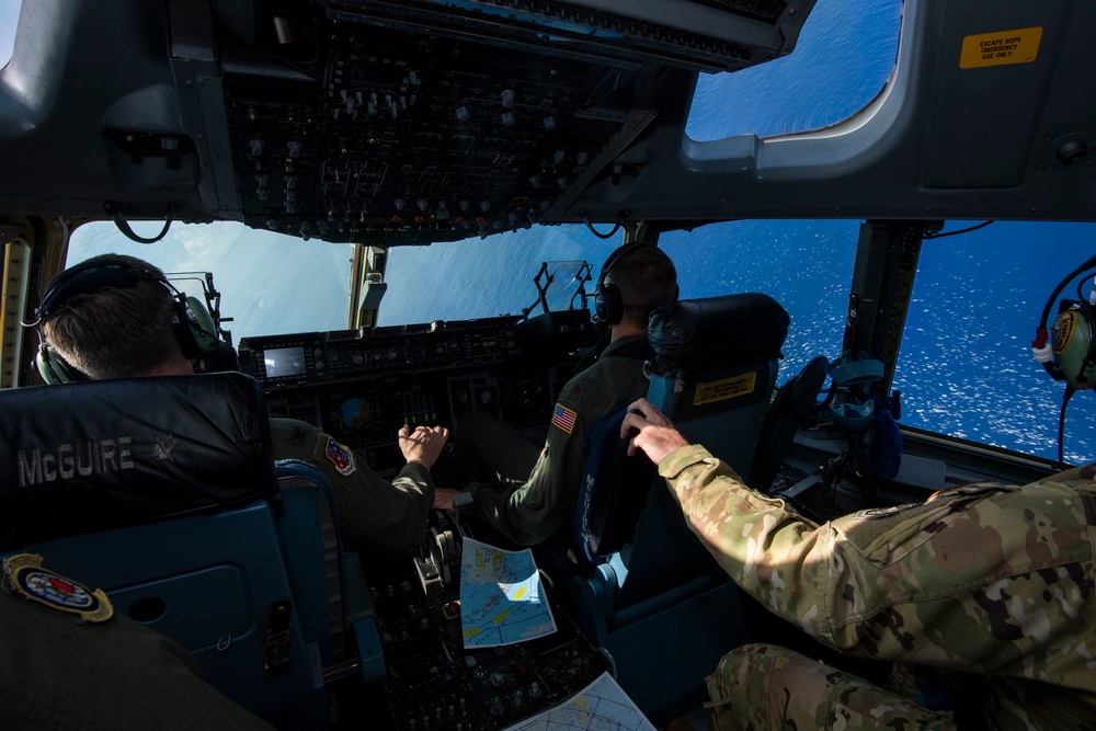 732nd Airlift Squadron C-17 Low Level Maneuvers