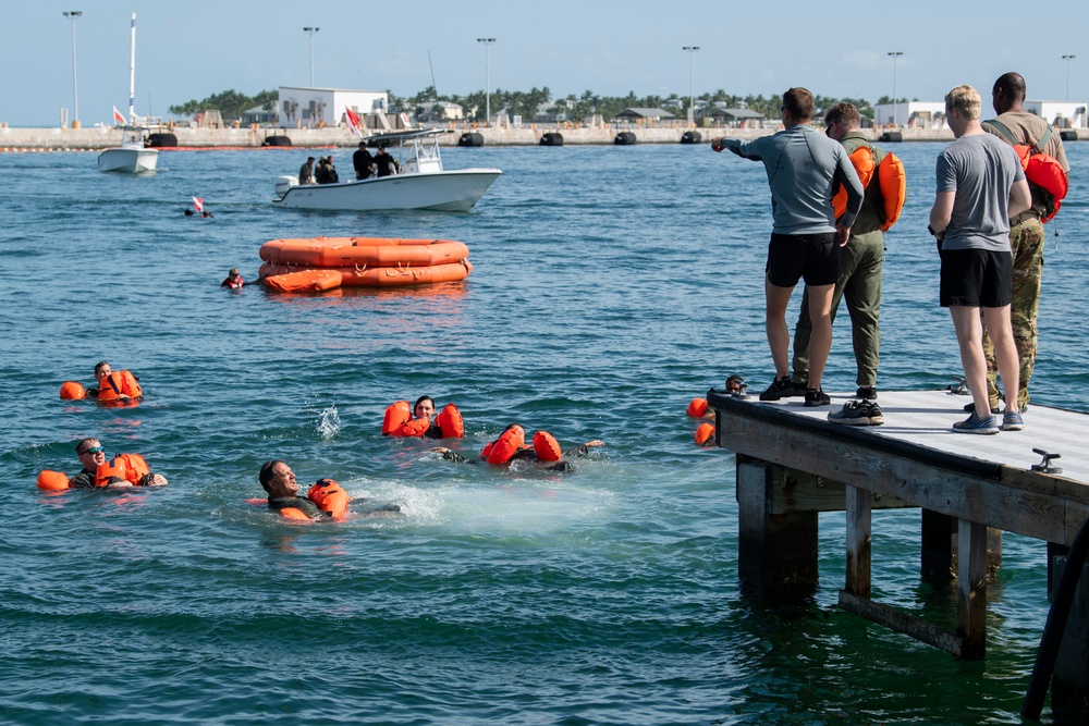 514th Air Mobility Wing Water Survival Training