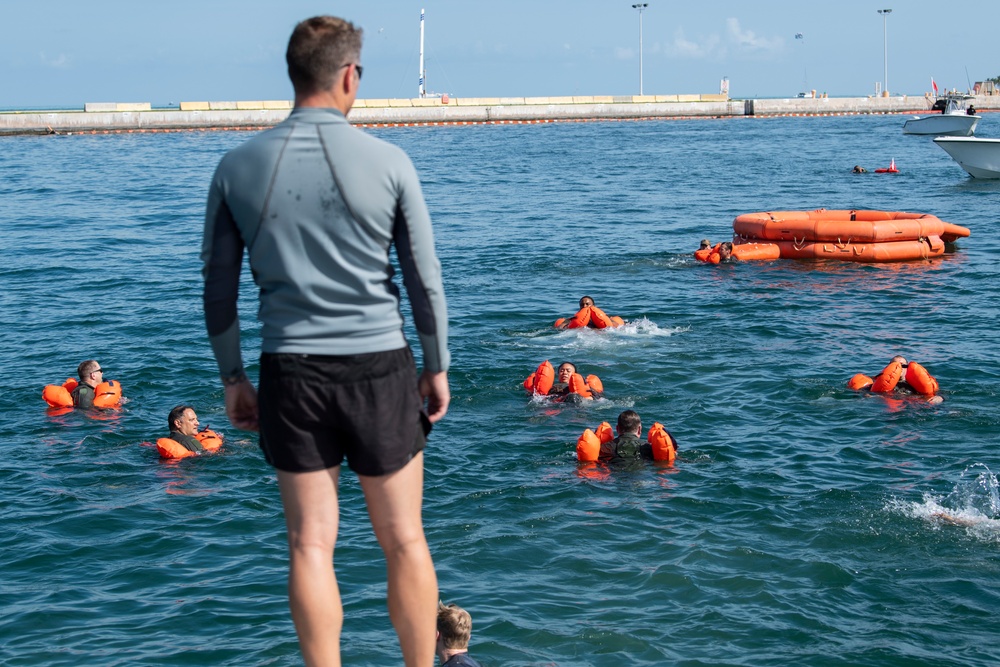 514th Air Mobility Wing Water Survival Training