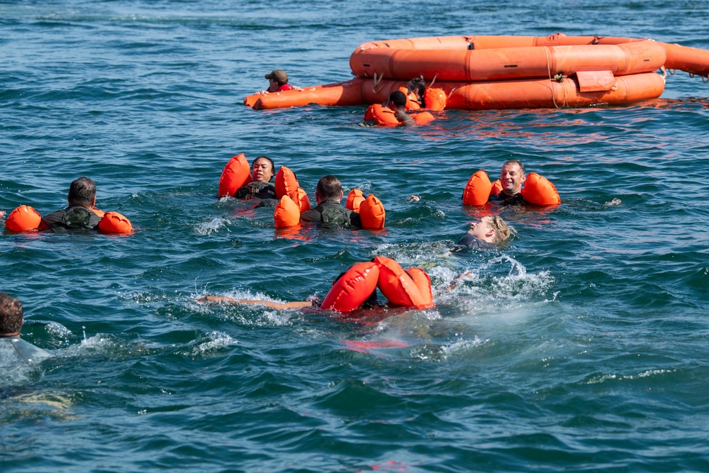 514th Air Mobility Wing Water Survival Training