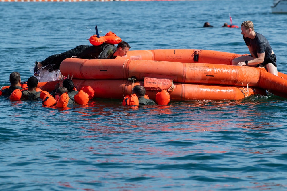 514th Air Mobility Wing Water Survival Training