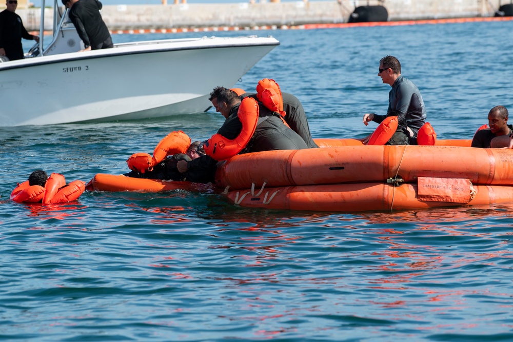 514th Air Mobility Wing Water Survival Training