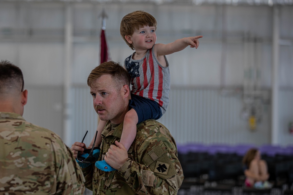 The Oklahoma National Guard bid farewell to Task Force Lexington