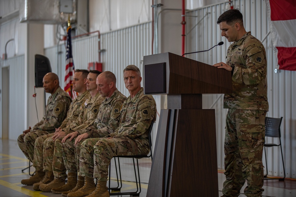 The Oklahoma National Guard bid farewell to Task Force Lexington