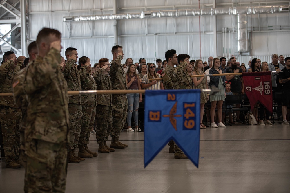 The Oklahoma National Guard bid farewell to Task Force Lexington