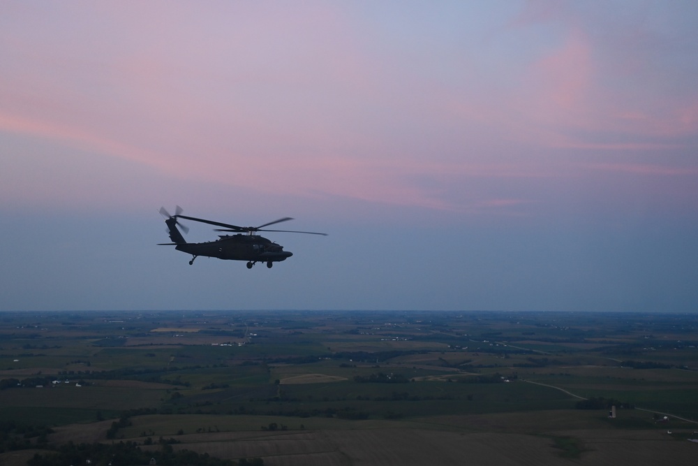 Iowa Air and Army National Guard members conduct joint training exercise