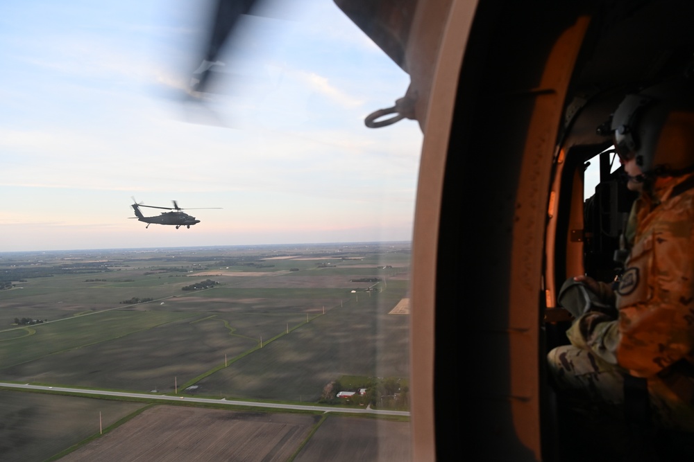 Iowa Air and Army National Guard members conduct joint training exercise