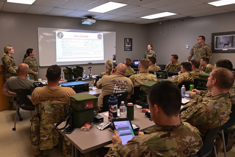 Iowa Air and Army National Guard members conduct joint training exercise