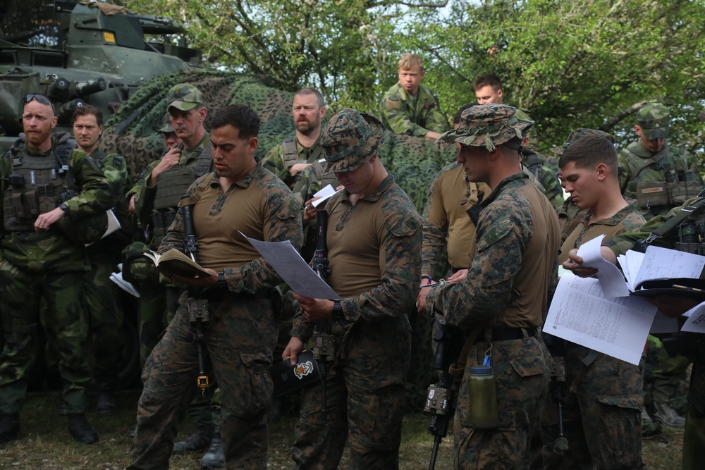 22nd MEU conducts planning in Sweden during BALTOPS22