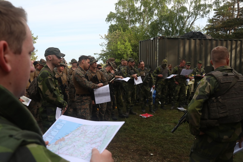 22nd MEU conducts planning in Sweden during BALTOPS22