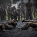 Marines are challenged during a squad competition, at Marine Corps Base Quantico, Va.