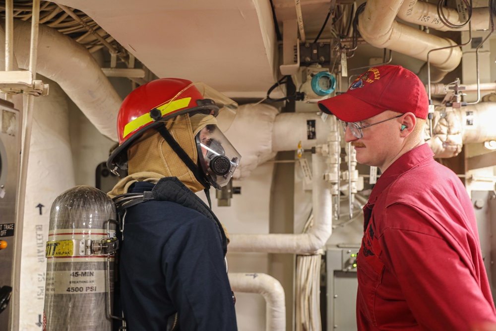 USS Gravely (DDG 107) Conducts a General Quarters Drill in the Atlantic Ocean, June 13, 2022