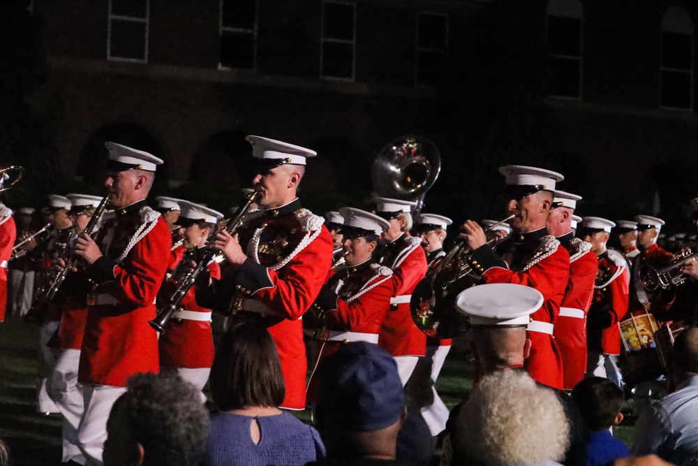 Marine Barracks Washington presents an outstanding evening parade.