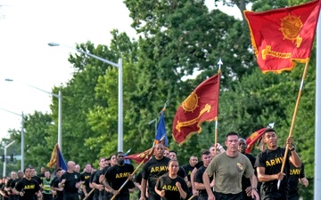 Rapid Support Soldiers participate in installation-wide Army Birthday Run