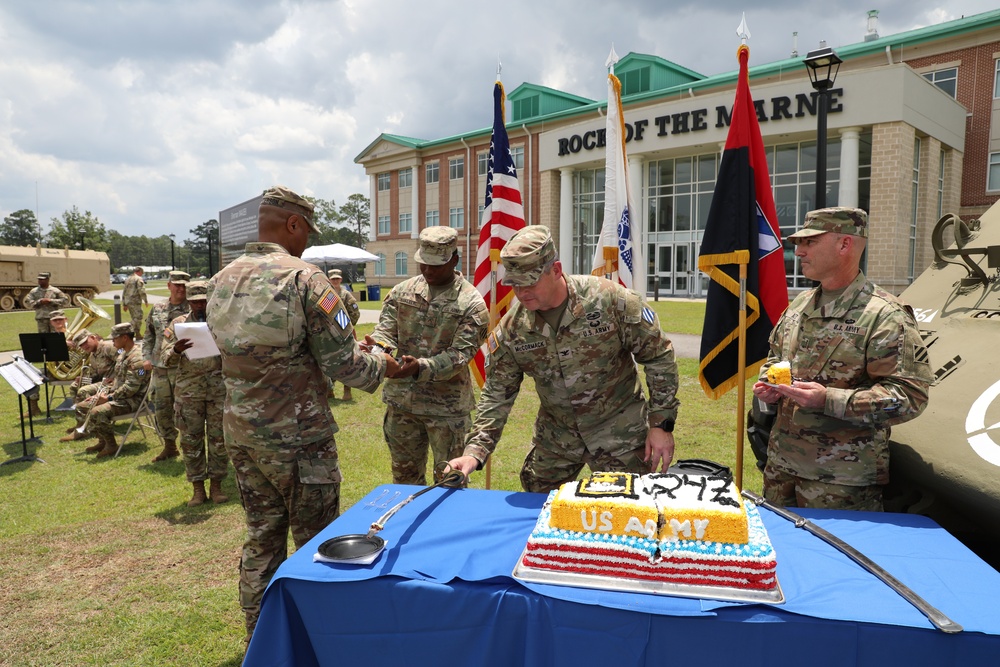 Dogface Soldiers celebrate the Army's 247th Birthday