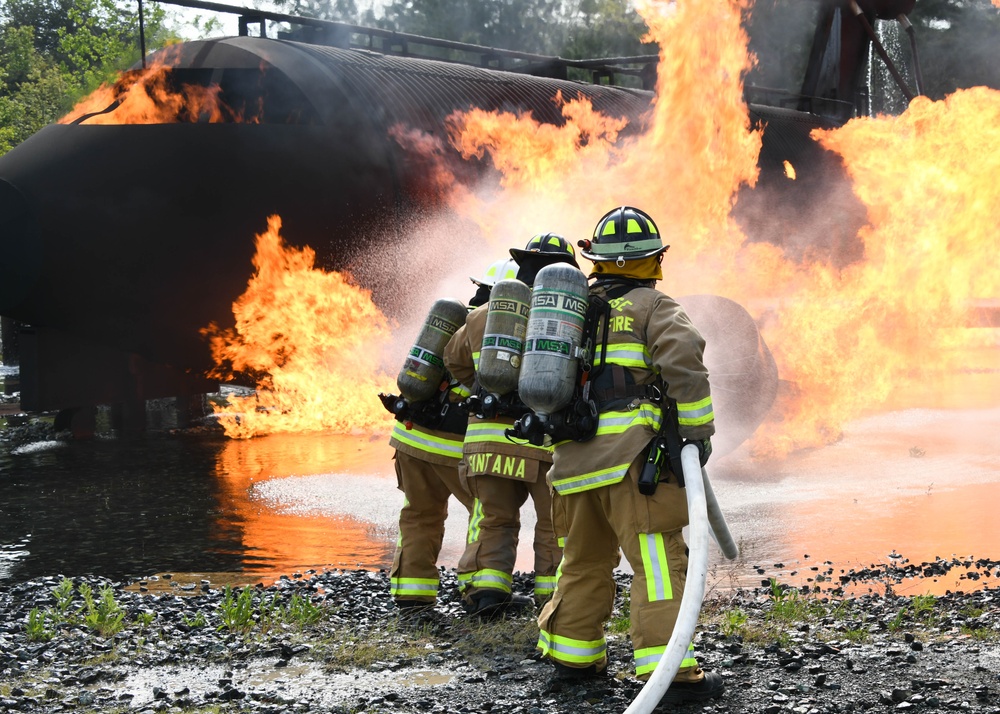 316th CES brings the heat for quarterly fire training