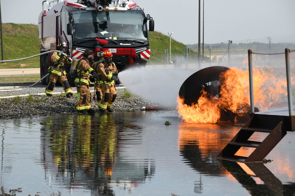 316th CES brings the heat for quarterly fire training