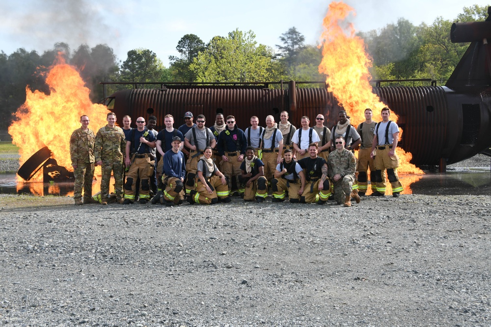 316th CES brings the heat for quarterly fire training