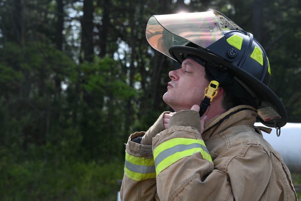 316th CES brings the heat for quarterly fire training