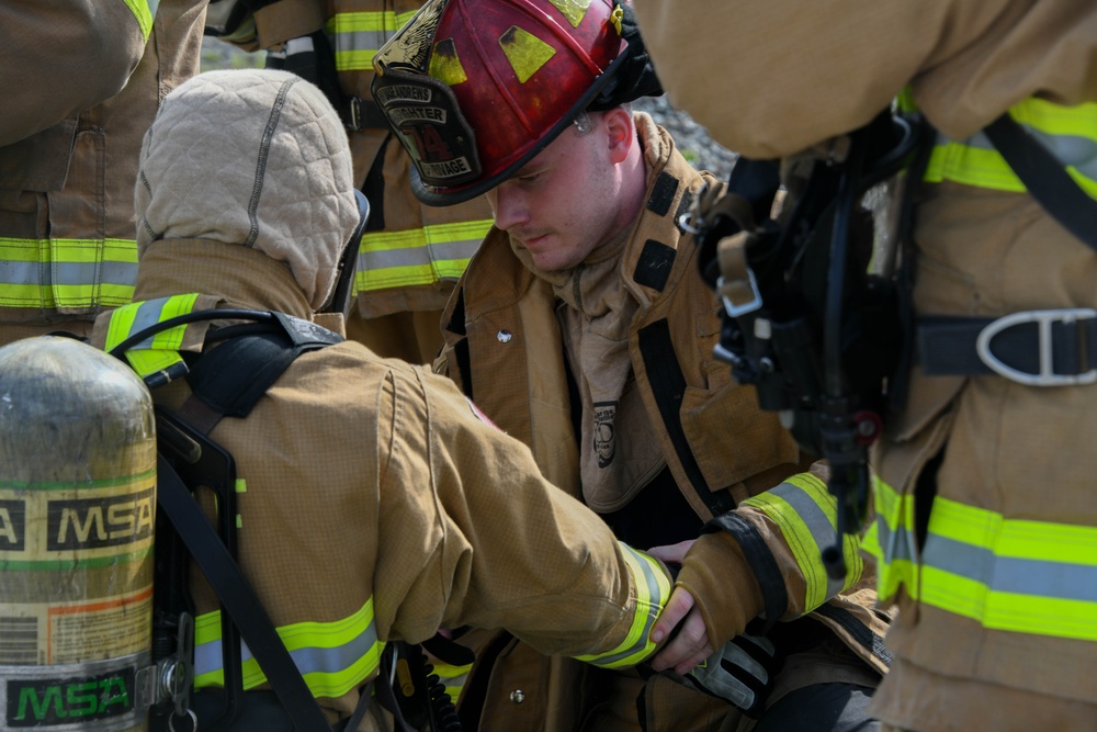 316th CES brings the heat for quarterly fire training