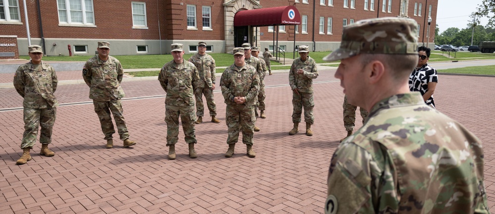 Maj. Ladwig PCS award ceremony