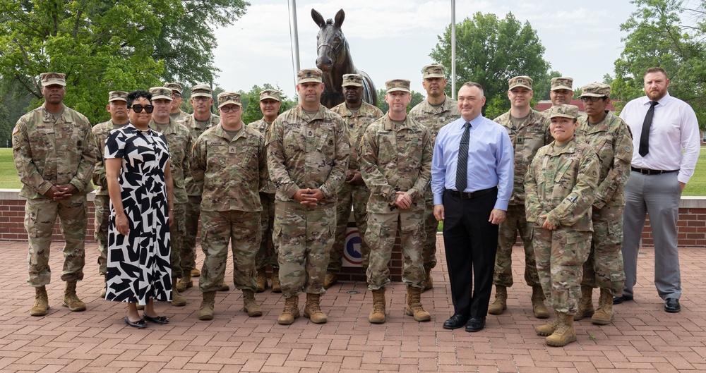 Maj. Ladwig PCS award ceremony