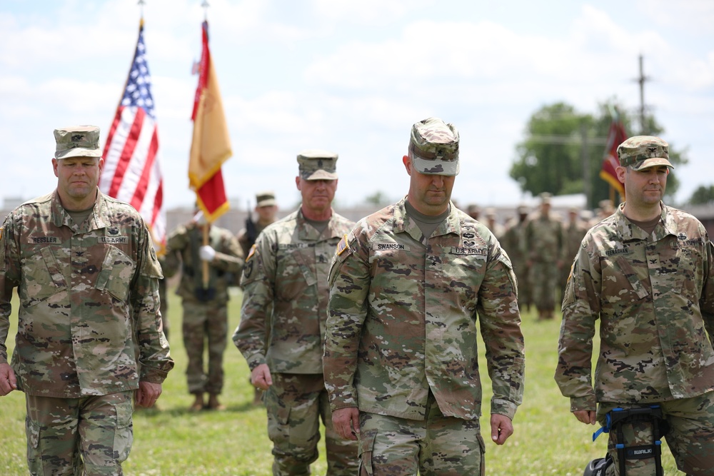 643rd Regional Support Command Executes a Change of Command Ceremony During June Battle Assembly