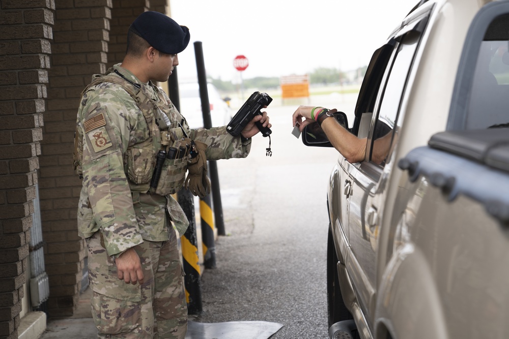 Security Forces gate guard