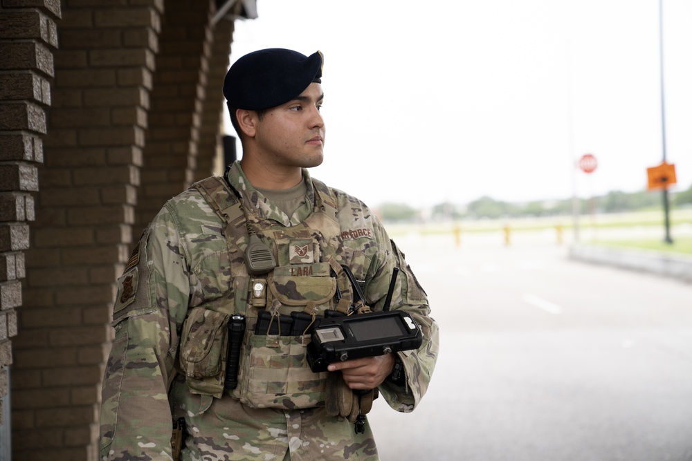 Security Forces gate guard