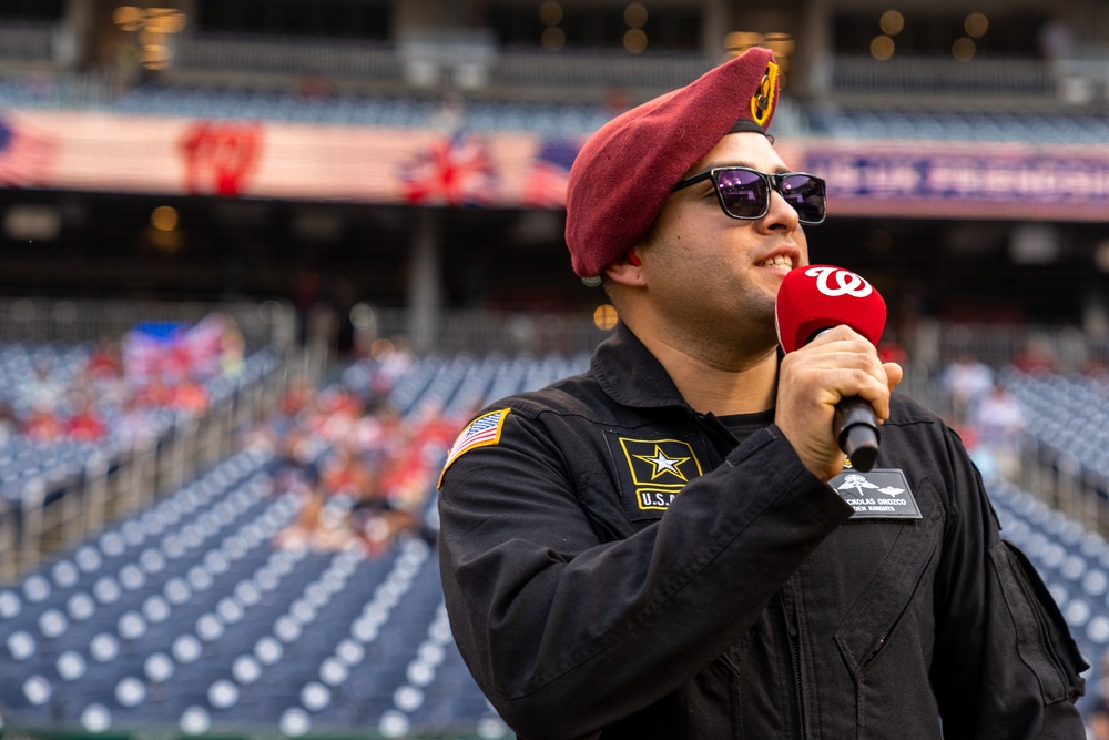 U.S. Army Parachute Team lands in Washington D.C.