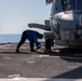 USS Leyte Gulf (CG 55) conducts flight quarters.