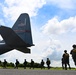 Soldiers conducts airborne operations over Guatemala