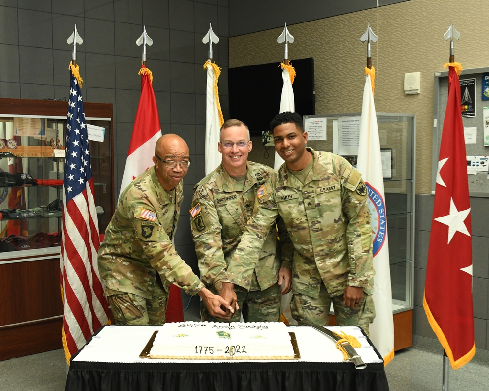 NORAD and USNORTHCOM celebrate the U.S. Army's birthday