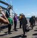 USS Ronald Reagan (CVN 76) hosts Rear Adm. Robert Clark and Brig. Gen. Akshai Gandhi during Valiant Shield 22