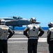 USS Ronald Reagan (CVN 76) hosts Rear Adm. Robert Clark and Brig. Gen. Akshai Gandhi during Valiant Shield 22