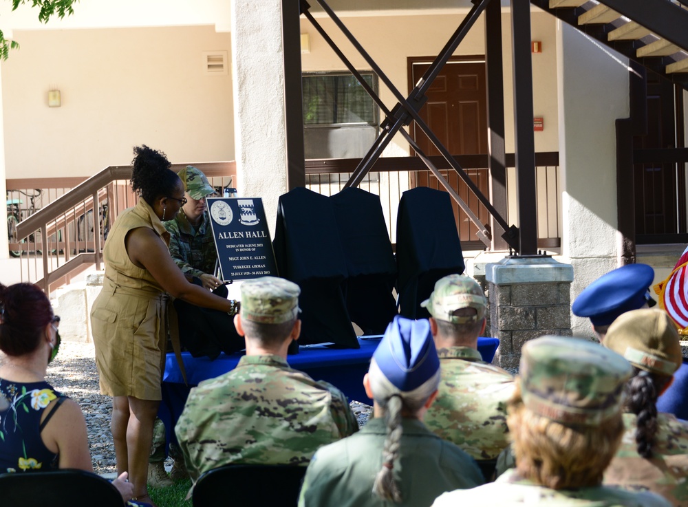 Dorm Memorialization at Kirtland Air Force Base