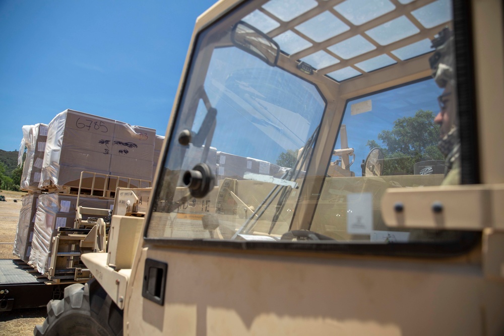 478th Transportation Company Transports MREs at CSTX