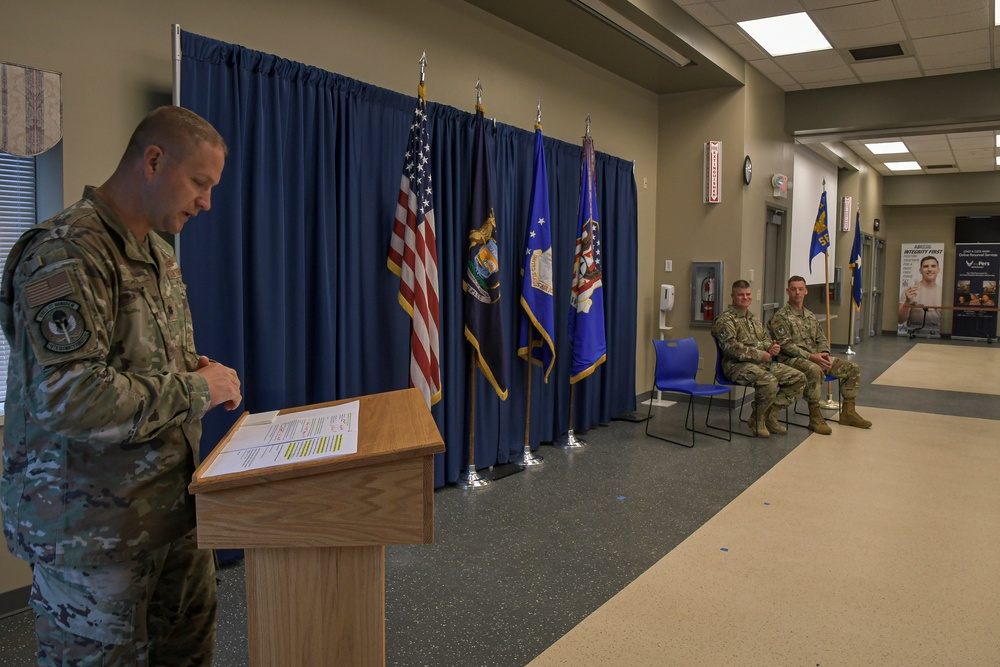 110th Security Forces Squadron change of command