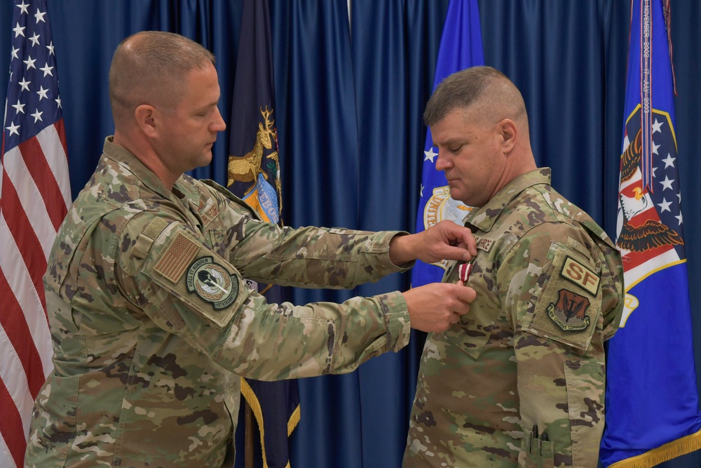 110th Security Forces Squadron change of command