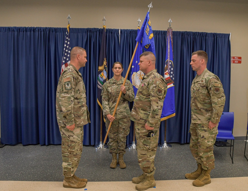 110th Security Forces Squadron change of command