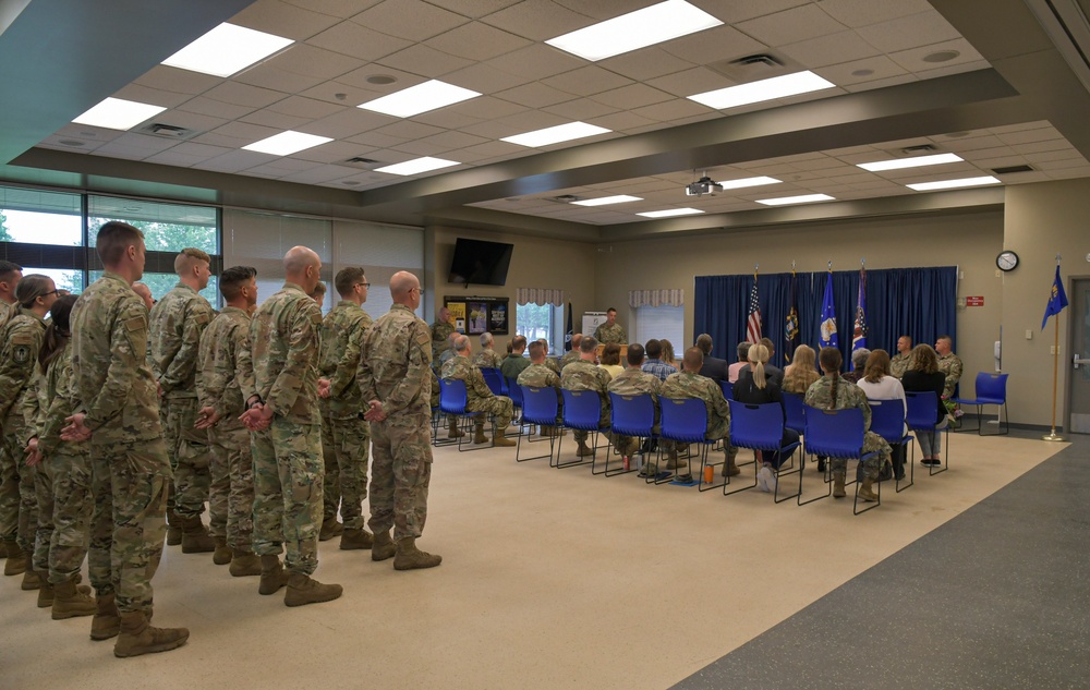 110th Security Forces Squadron change of command