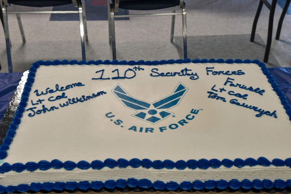 110th Security Forces Squadron change of command