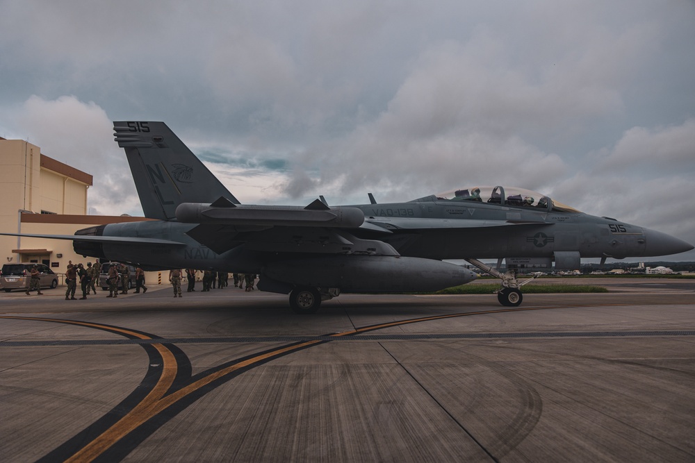 Marine Wing Liaison Kadena supports Navy E/A-18G Growlers